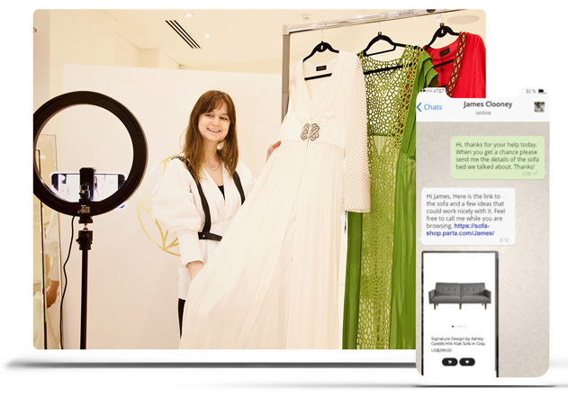 Parla Live Commerce - Hero Image
